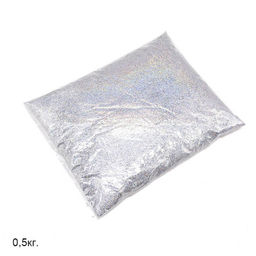 Глиттер Голограмма серебряный / 4881-1/96 /уп 1/ 500 г - Галеонтрейд фото 2