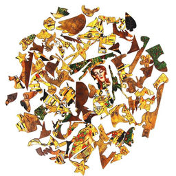 Деревянный пазл. Густав Климт Поцелуй с предсказанием - Puzzle фото 4