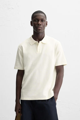 TEXTURED POLO SHIRT - Zara фото 2