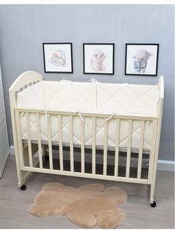 Бортики в кроватку для новорожденных стеганые