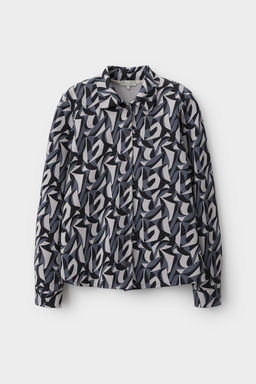 ЕВТ 3245/серебристое облако,осколки керамики рубашка жен