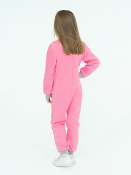 Комбинезон детский флисовый розовый
