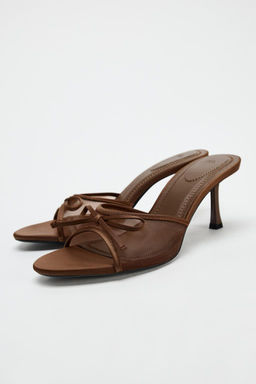 MESH SANDALS WITH BOW - Zara фото 4
