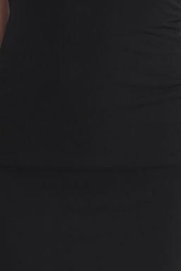 Siyah Vucuda Oturan Orme Midi S?k Abiye Gece Mezuniyet Y?lbas? Elbisesi TPRSS25EL00100 - Trendyolmilla фото 4