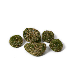 Мох искусственный, для декора, «Камни с мелкой каменной крошкой», набор 5 шт., коричневый, Greengo