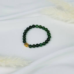 Браслет Будда из Нефрита 19 см