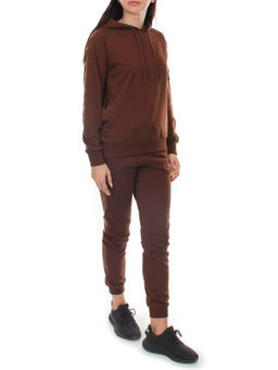 E102 BROWN Костюм спортивный женский (хлопок 90%, полиэстер 10%)