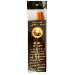 Свечи восковые "Яркий оргазм", 18 см, (уп. 3 шт.)