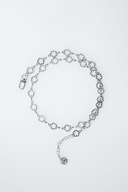 CHAIN BELT WITH FLOWERS - Zara фото 3
