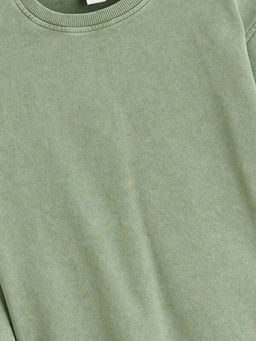 Bisiklet Yaka Erkek ?ocuk Sweatshirt