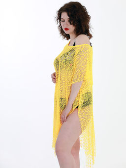 Накидка пляжная желтая - Almond фото 4