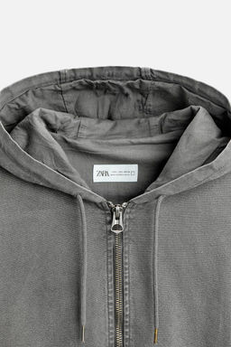WASHED HOODED JACKET - Zara фото 8