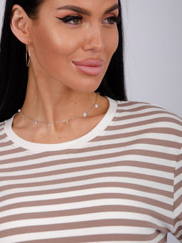 Костюм "Океан" бежевый, трикотаж