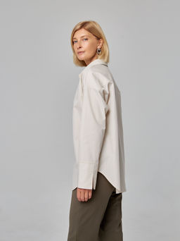 Блузка женская дл. рук. KATHARINA KROSS KK-B-0004V-бежевый  фото 6