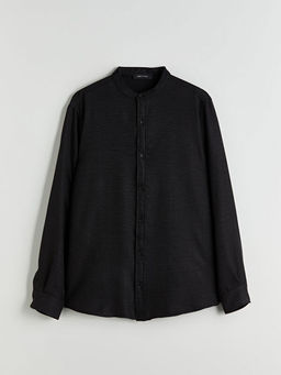 Regular Fit Hakim Yaka Uzun Kollu Erkek G?mlek