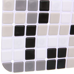 Коврик в ванну 64х34 "Орегон" серо-черный