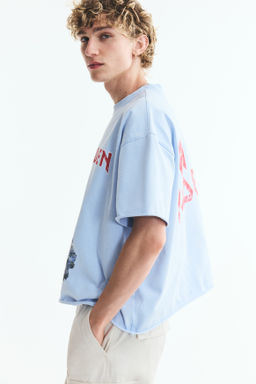 Camiseta estampada de algod?n Oversized Fit - H&m фото 6