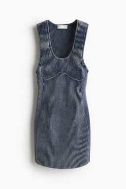 Vestido en punto de canal? efecto lavado