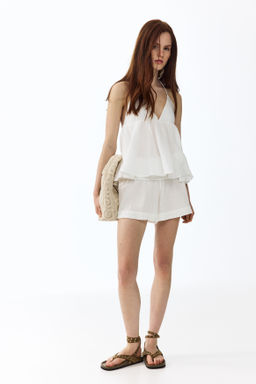 Cotton halterneck top - H&m фото 9