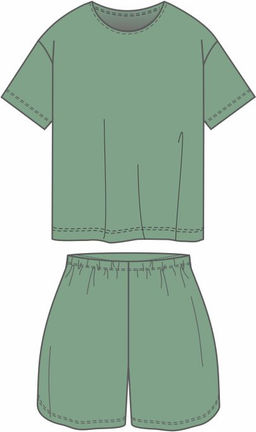 ПИЖАМА ЖЕНСКАЯ арт. 1901W-85188.2S-631