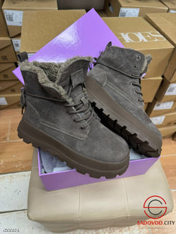 Натуральные зимние ботинки