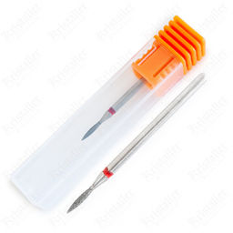 Nail Art Фреза алмазная пуля 6, красный  фото 2