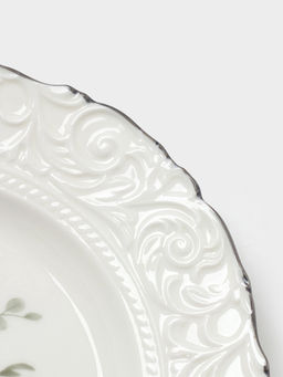 Тарелка десертная WY Floral Laceware, d=20 см, фарфор, белая
