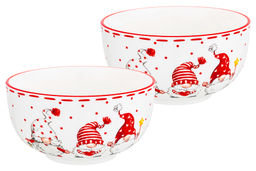 Набор салатников 2 пр. 14*14*7,5 см 600 мл Весёлые гномики