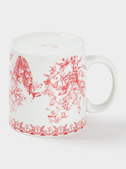 Кружка Дулевский фарфор Райские ландыши, 300 мл, фарфор, белая