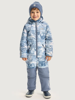 Комбинезон 8м1326 деним/серый