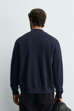 COTTON BLEND KNIT CARDIGAN - Zara фото 3