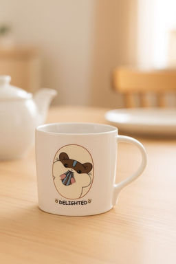 Кружка Delighted hamster, brown (360 ml)