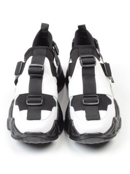 05-FDG103-2P WHITE/BLACK Кроссовки женские (натуральная кожа, текстиль) - No name фото 8