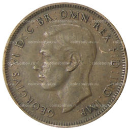 1/2 пенни 1938 года Австралия
