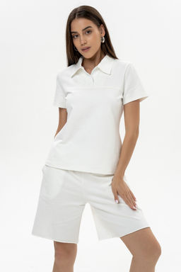 футболка поло  хлопок с лайкрой - Solo mio фото 4