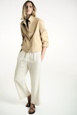 FLAT SANDALS WITH METAL TOE DETAIL - Zara фото 6