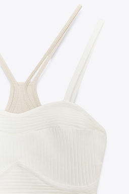 LAYERED VEST TOP - Zara фото 6