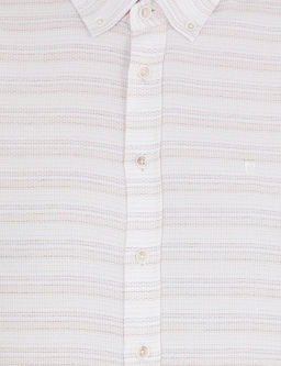 Bej Slim Fit Uzun Kollu G_mlek