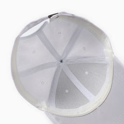 Кепка однотонная MINAKU белая, размер 58, хлопок 100%