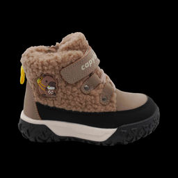 Ботинки на меху T5022-1F бежевые