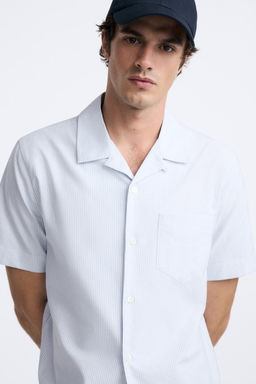 STRIPED OXFORD SHIRT - Zara фото 6