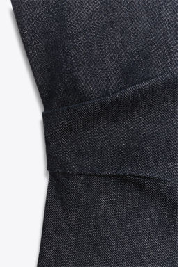 TRF DRAPED DENIM SHORT DRESS - Zara фото 7