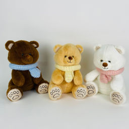Мягкая игрушка Мишка в шарфе 30 см (арт. 9592/30)
