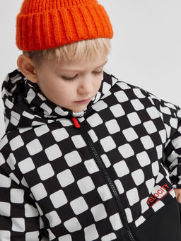 ACOOLA / Куртка детская для мальчиков Raf черно-белый  фото 7