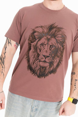 Футболка М125023Па коричневый - Елена фото 4