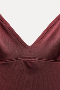 STITCHED VEST TOP - Zara фото 16