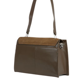 M6308 brown, Женская комбинированная сумка, Barcelo Biagi