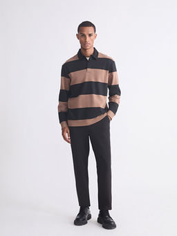 Polo Yaka Erkek Sweatshirt