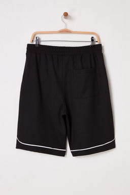TRENDYOL MAN Siyah Oversize/Genis Kesim Kolej Temal? Sort & Bermuda TMNSS25SR00017 - Trendyolmilla фото 3