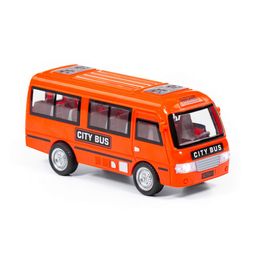 Городской автобус, автомобиль инерционный (со светом и звуком) (в пакете) - Полесье фото 8